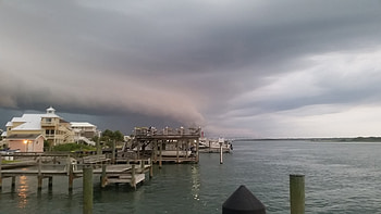 Cedar Point NC, Boats, NC, Cedar Point, Storm HD wallpaper