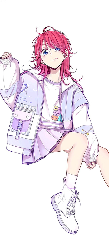 Anime Girl, manhua, art, pink, anime_girl HD phone wallpaper