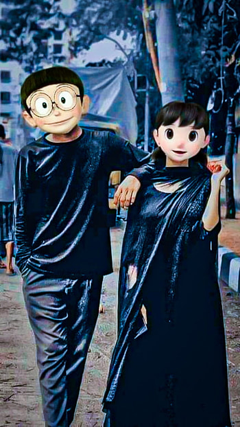 Nobita Sizuka Couple, Loves, Couple in love, , Nobita Sizuka love, Couple Love, Nobita Sizuka HD phone wallpaper