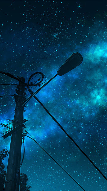 Starlit Pole — Original Anime , Anime, Original HD phone wallpaper