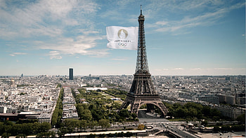 : Olympic Games Paris 2024 at the Eiffel Tower, Sports, olympic games, Olympic Games Paris 2024, France, Eiffel Tower HD wallpaper