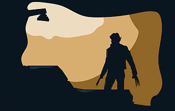 Wolverine Minimal 2020, wolverine, superheroes, artwork, artist, behance HD wallpaper