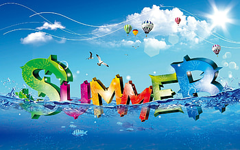Summer background, Calming summer scenery, , Nature's beauty HD wallpaper