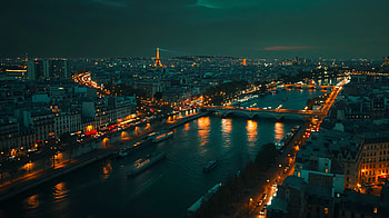 Paris Nights: Stunning Cityscape Glow, Paris, night HD wallpaper