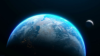 Earth , Artistic rendition, Cosmic beauty, Stellar masterpiece HD wallpaper