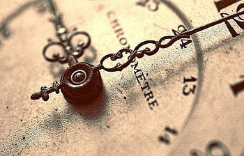 Clock, Arrow, Miscellanea, Miscellaneous, Clock Face, Dial, Rust HD wallpaper