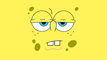 SpongeBob SquarePants, cartoon, funny, minimal HD wallpaper