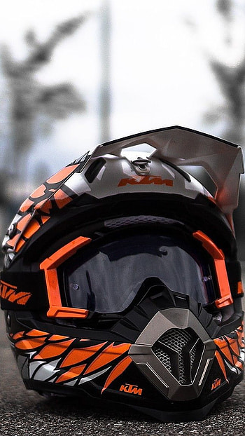 Ktm helmet, , bike HD phone wallpaper