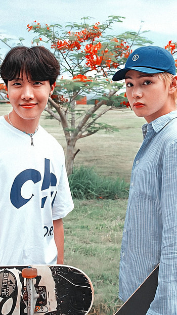 Vhope, bts, jhope, kpop, taehyung, hoseok HD phone wallpaper