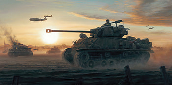 World War Ii, M4 Sherman, War, Military, Airplane, Republic P 47 Thunderbolt, Tank, Tanks HD wallpaper