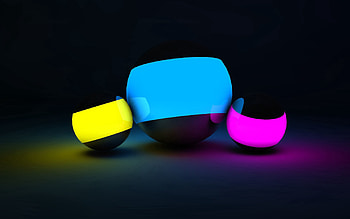 Background, Shine, Light, 3D, Stripes, Streaks, Balls HD wallpaper