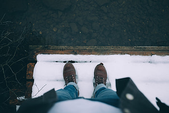 Winter, Snow, Miscellanea, Miscellaneous, Legs, Footwear HD wallpaper