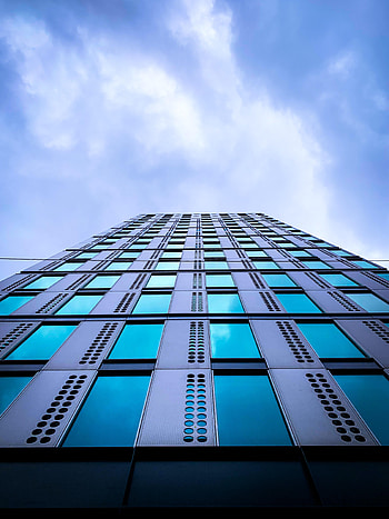 Sky, Architecture, Building, Minimalism, Facade HD phone wallpaper