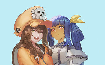 May and Dizzy gg strive, Maydizzy, Dizzy guilty gear, Yuri, Anime girl, Guilty gear, May guilty gear, Anime couple HD wallpaper
