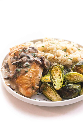Whole30 keto chicken, Creamy mushroom gravy, Food HD phone wallpaper