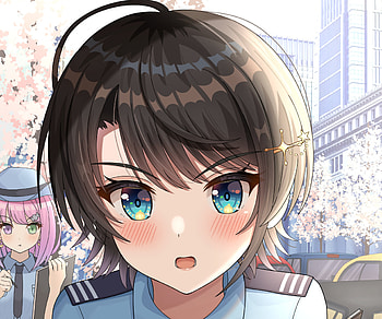 Oozora Subaru, Oozora Subaru, Anime, Virtual Youtuber HD wallpaper