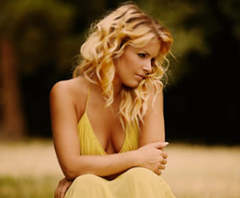 Blonde, sexy, girl, model HD wallpaper