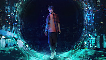 Distortion, artist, artwork, digital-art, artstation HD wallpaper