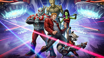 Guardians of the Galaxy, Rocket raccoon and Groot, Marvel comics HD wallpaper