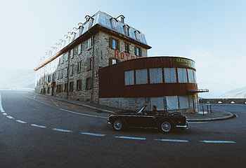 Cars, Building, Car, Cabriolet, Trip HD wallpaper