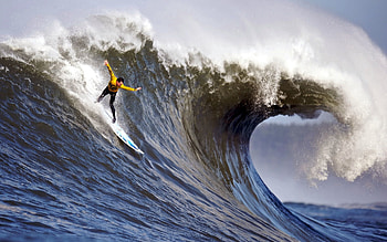 Sports, Serfing, Balance, Spray, Hands, Guy, Wave, Extreme, Crest, Equilibrium, Comb HD wallpaper