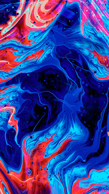 Blue Galaxy, liquid HD phone wallpaper