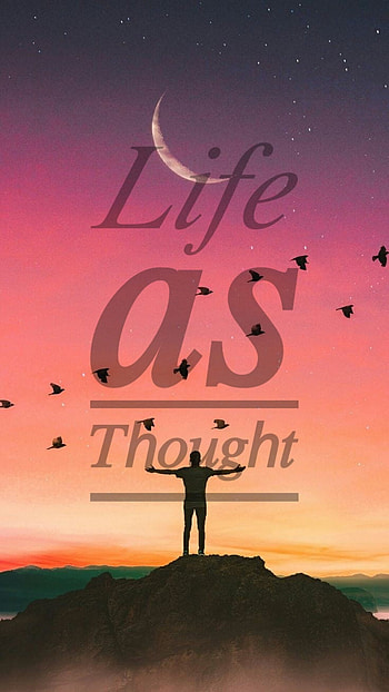 Life quotes, red, sky HD phone wallpaper