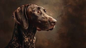 German Shorthaired Pointer, Animal, dog, german shorthaired pointer, portrait HD wallpaper