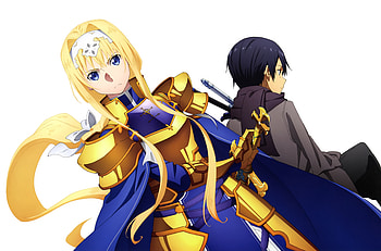 Kirito (Sword Art Online), Alice Zuberg, Anime, Sword Art Online HD wallpaper