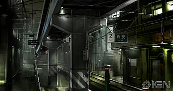 dx station, night, ex, city, deus HD wallpaper