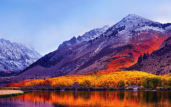 Mountain river, Landscape, Foggy, Lake, Mountains, Autumn HD wallpaper