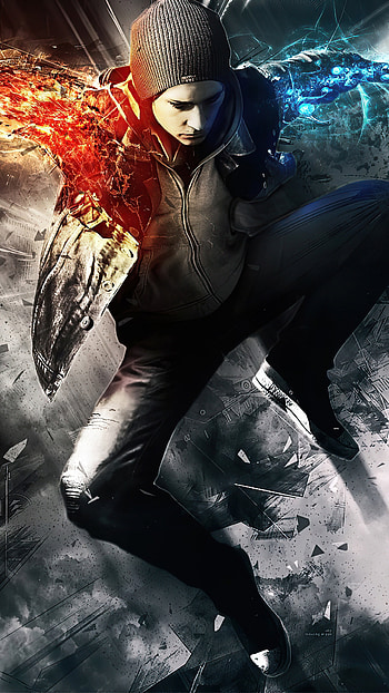 InFAMOUS, Second son, Sony Xperia HD phone wallpaper