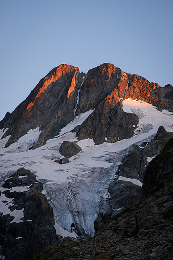 Nature, Mountains, Snow, Rocks, Relief, Snow Covered, Snowbound, Slope HD phone wallpaper