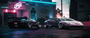 Lamborghini Diablo LM And Murcielago, lamborghini-diablo, lamborghini, cars, artwork HD wallpaper