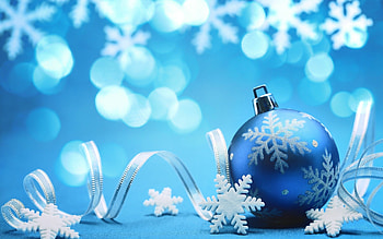 Decorations, Blue Christmas, Festive , Holiday spirit HD wallpaper
