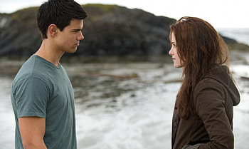 new moon, jacob and bella HD wallpaper