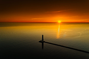 Sunset Pier Side , sunset, pier, nature, sunrise, evening HD wallpaper