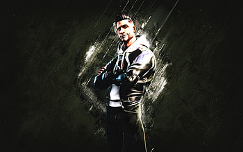 Fortnite No Helmet Maverick Skin, Fortnite, main characters, gray stone background, No Helmet Maverick, Fortnite skins, No Helmet Maverick Skin, No Helmet Maverick Fortnite, Fortnite characters HD wallpaper