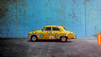 Lenovo Yellow Car, Lenovo Beetle HD wallpaper
