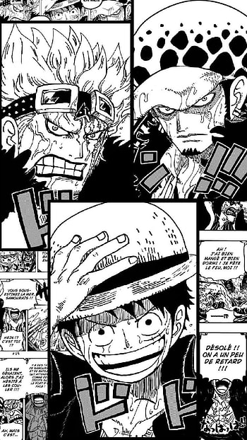 Luffy, Wano, Law, Kid, Monkey, One_Piece, Manga, Onigashima HD phone wallpaper