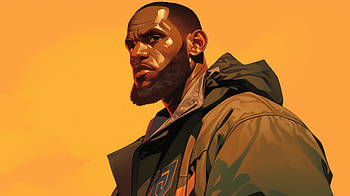 LeBron James : The King of Basketball, basketball, NBA, LeBron James HD wallpaper