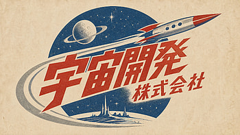 宇宙開発 — Retro Japanese Space Logo ( ), Rocket HD wallpaper