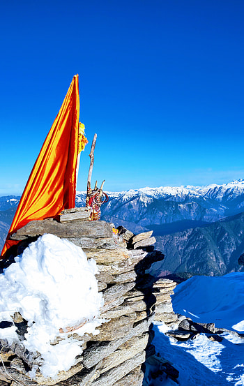 Mahadev, mountain, kedarkantha, nature, snow, Shankar, peaks HD phone wallpaper