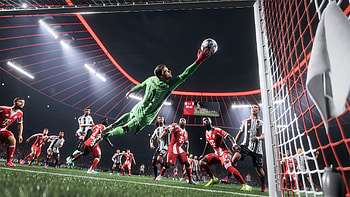 EA Sports FC 26 — Epic Goalkeeper Save, video game, EA Sports FC 26, goalkeeper HD wallpaper