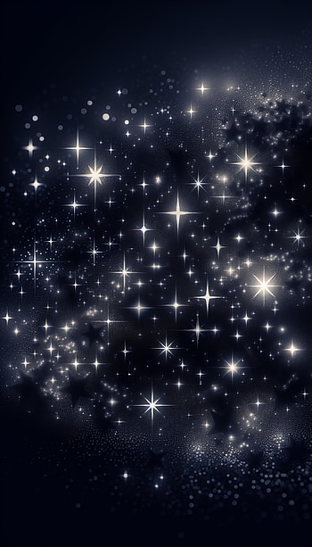 Twinkling Stars Night Sky, Stars, Night Sky, sparkles HD phone wallpaper
