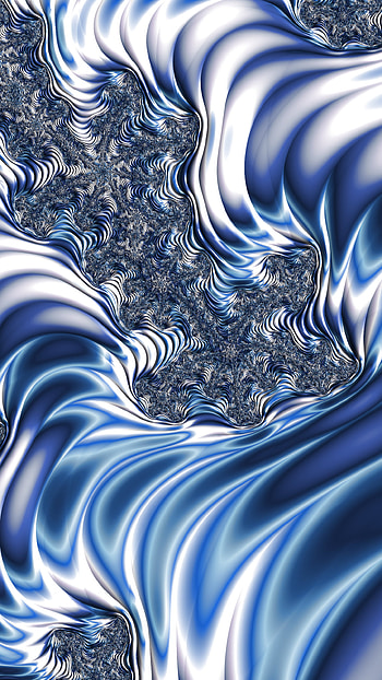 Vertical Fractal Background for Smart, white, blue, pattern, psychedelic, trippy, Abstract, fractal, abstract blue HD phone wallpaper