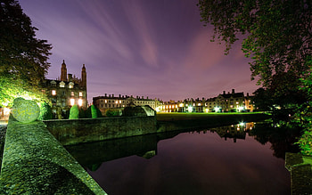 Cities, Houses, Rivers, Night, City, Lights, Shine, Light, England HD wallpaper