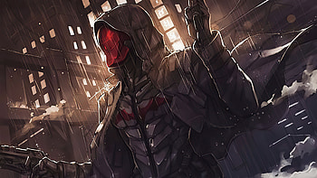Red Hood Gotham , red-hood, superheroes, artwork, artist, artstation HD wallpaper