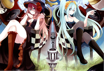 Dependence Intense, maguerine, luka, vocaloid, sit, miku, hatsune, stocking, zebra, hat HD wallpaper