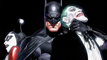 Batman Joker Harley Quinn, batman, joker, harley-quinn, superheroes, digital-art, artwork HD wallpaper